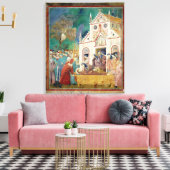 St. Clare Embraces the Body of St. Francis Leinwanddruck (Insitu (Wohnzimmer))