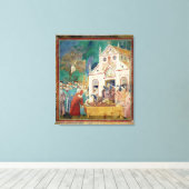 St. Clare Embraces the Body of St. Francis Leinwanddruck (Insitu (Holzboden))