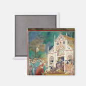 St. Clare Embraces the Body of St. Francis Magnet (Vorderseite/Rückseite)
