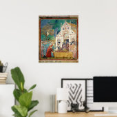 St. Clare Embraces the Body of St. Francis Poster (Heimbüro)
