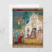 St. Clare Embraces the Body of St. Francis Postkarte (Vorne/Hinten)