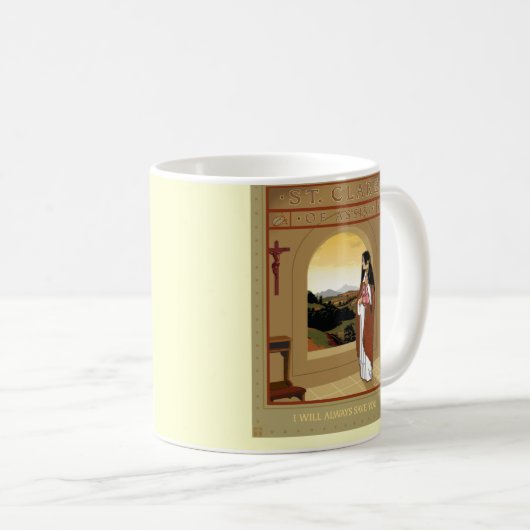 ST. CLARE KAFFEETASSE (VorderseiteRechts)