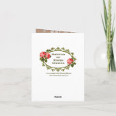 St. Clare of Assisi Note Card Karte (Rückseite)