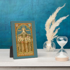 St. Clare of Assisi & Nuns (SAU 027) 5"x7" Fotoplatte