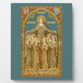 St. Clare of Assisi & Nuns (SAU 027) 8"x12" Fotoplatte (Vorderseite)