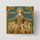 St. Clare of Assisi & Nuns (SAU 027) Button (Vorderseite)
