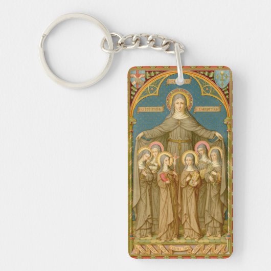 St. Clare of Assisi & Nuns (SAU 27) Schlüsselanhänger (Vorderseite)