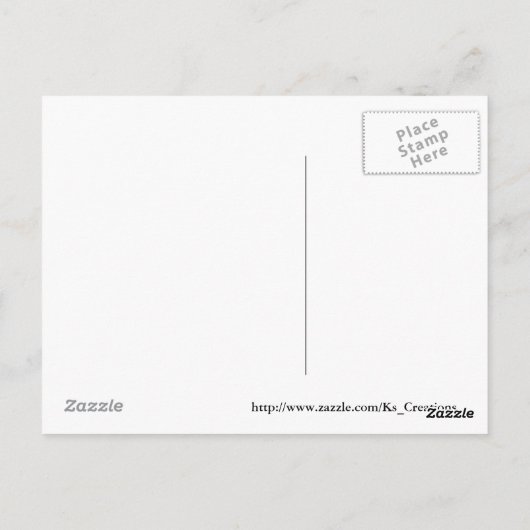 St. Clare of Assisi Postcard Postkarte (Rückseite)