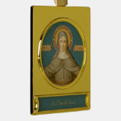 St. Clare of Assisi (SAU 027) Banner-Ornament Gold (Rechts)