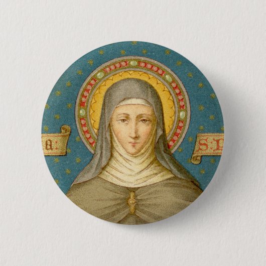 St. Clare of Assisi (SAU 027) Button (Vorderseite)