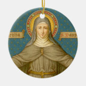 St. Clare of Assisi (SAU 027) Keramikornament (Vorne)