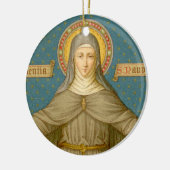 St. Clare of Assisi (SAU 027) Keramikornament (Links)