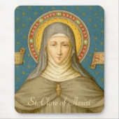 St. Clare of Assisi (SAU 027) Mousepad (Vorne)