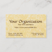 St. Clare of Assisi (SAU 027) Standard Visitenkarte (Rückseite)