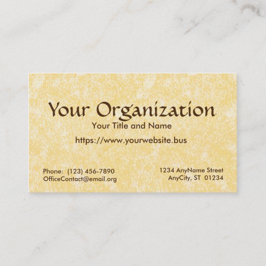 St. Clare of Assisi (SAU 027) Standard Visitenkarte (Rückseite)