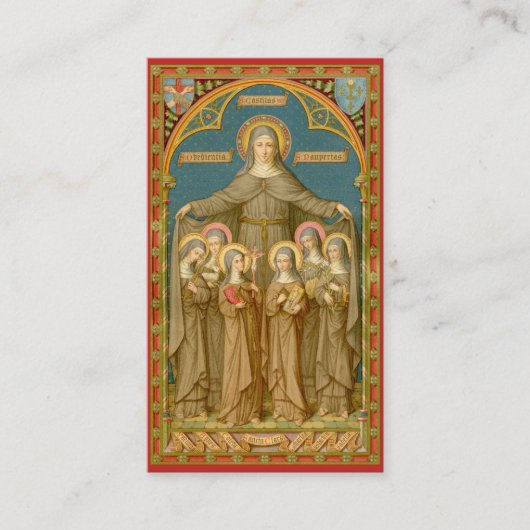St. Clare of Assisi (SAU 027) Standard Visitenkarte (Vorderseite)