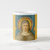 St. Clare of Assisi (SAU 027) XLarge Kaffee Tasse (Vorderseite)