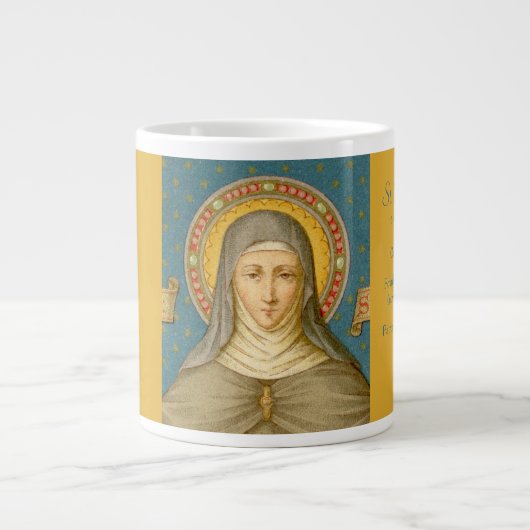 St. Clare of Assisi (SAU 027) XLarge Kaffee Tasse  (Vorderseite)