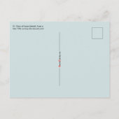 St. Clare of Assisi (SAU 027a) Postkarte (Rückseite)