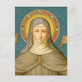 St. Clare of Assisi (SAU 027a) Postkarte (Vorderseite)
