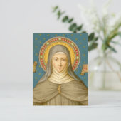 St. Clare of Assisi (SAU 027a) Postkarte (Stehend Vorderseite)