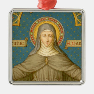 St. Clare of Assisi (SAU 27) Silbernes Ornament