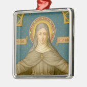 St. Clare of Assisi (SAU 27) Silbernes Ornament (Links)