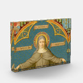 St. Clare of Assisi & Scrolls of Vows (SAU 027) Fotoblock (Links)