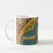 St. Clare of Assisi & Scrolls of Vows (SAU 027) Kaffeetasse (Links)