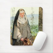 St. Clare of Assisi Watering Blume (M 065) Mousepad (Mit Mouse)