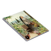 St. Clare of Assisi Watering Blume (M 065) Notizblock (Rechte Seite)