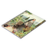 St. Clare of Assisi Watering Blume (M 065) Notizblock (Linke Seite)