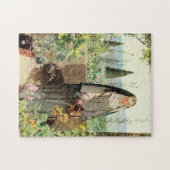 St. Clare of Assisi Watering Blume (M 065) Puzzle (Horizontal)