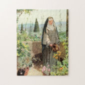 St. Clare of Assisi Watering Blume (M 065) Puzzle (Vertikal)