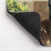 St. Clare of Assisi Watering Blume (M 065; Zitat) Mousepad (Ecke)