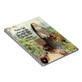 St. Clare of Assisi Watering Blume (M 065; Zitat) Notizblock (Rechte Seite)