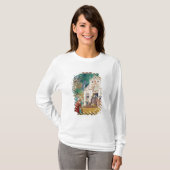 St. Clare umfaßt den Körper von St Francis T-Shirt (Vorne ganz)