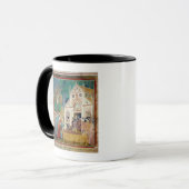St. Clare umfaßt den Körper von St Francis Tasse (Vorderseite Links)