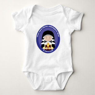 St. Clare von Assisi Baby Strampler