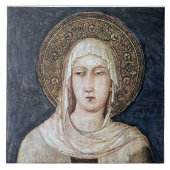 ST. CLARE VON ASSISI, FLIESE (Vorderseite)