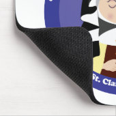 St. Clare von Assisi Mousepad (Ecke)