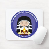 St. Clare von Assisi Mousepad (Mit Mouse)