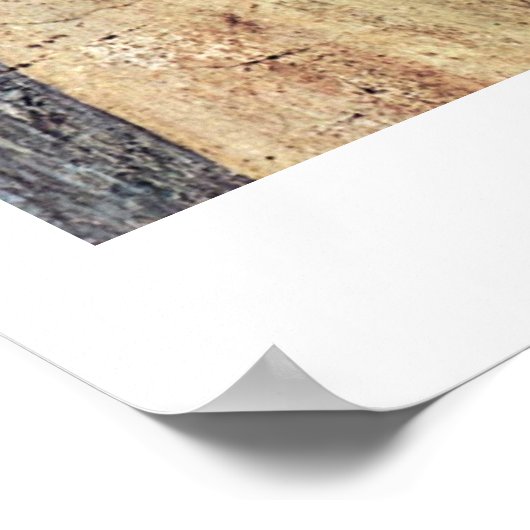 St. Clare von Simone Martini Poster (Ecke)