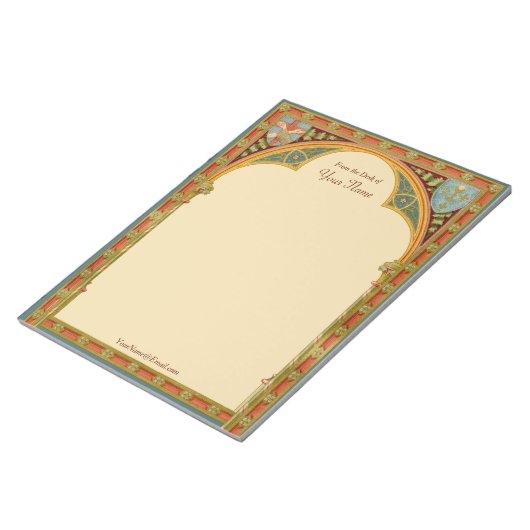 St. Clare's Trefoil Arch (SAU 27) 8.5"x11" Notizblock (angewinkelt)