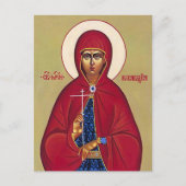 St. Claudia Procula Orthodoxe Icon Postkarte (Vorderseite)
