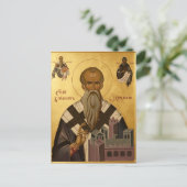 St. Clement of Ohrid Orthodox Christliches Symbol Postkarte (Stehend Vorderseite)