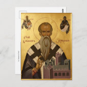 St. Clement of Ohrid Orthodox Christliches Symbol Postkarte (Vorne/Hinten)