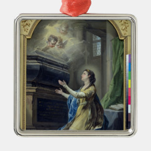 St. Clotilda Ornament Aus Metall