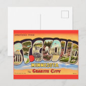 St Cloud Minnesota Gruß Postkarte (Vorne/Hinten)