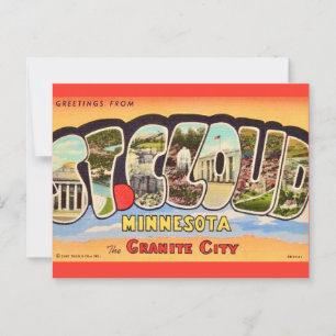 St Cloud Minnesota Grußkarte Postkarte